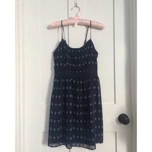 Blue Tribal Pattern Dress